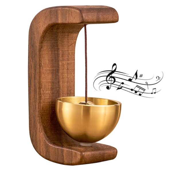 Wooden Magnetic Door Bell – Handcrafted Wind Chime