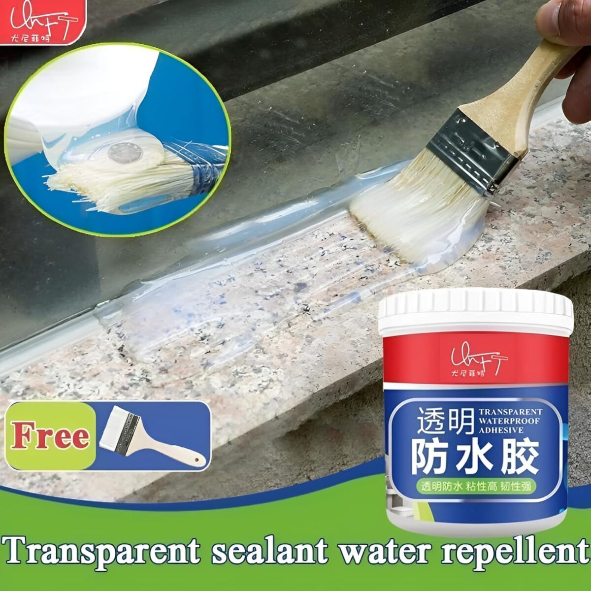 Minely Transparent Waterproof Adhesive Glue with Brush – Strong Multi-Purpose Bond, 300g - Image 3