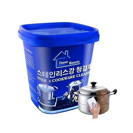 Multi-Purpose Cleaning Paste (500g) – Universal Rust Remover & Polish for Cookware, Ovens, Tiles & More | Household Cleaning Powder