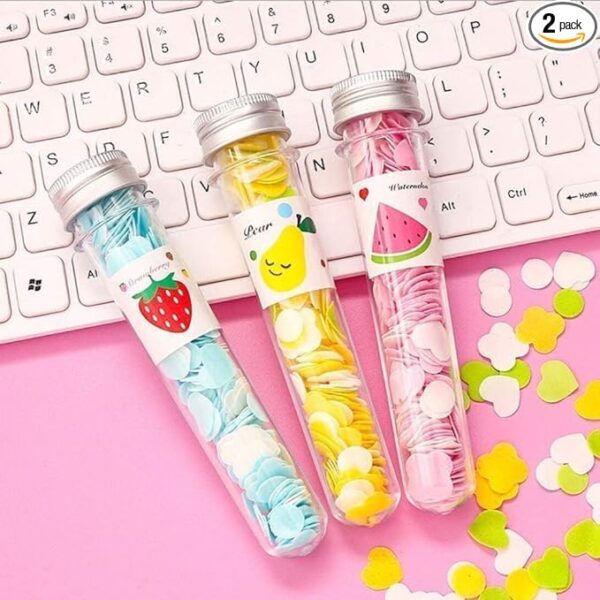 Flower Design Tube Shape Paper Soap – Soft, Portable Bath Soap for Travel & Outdoor Use (Pack of 2)