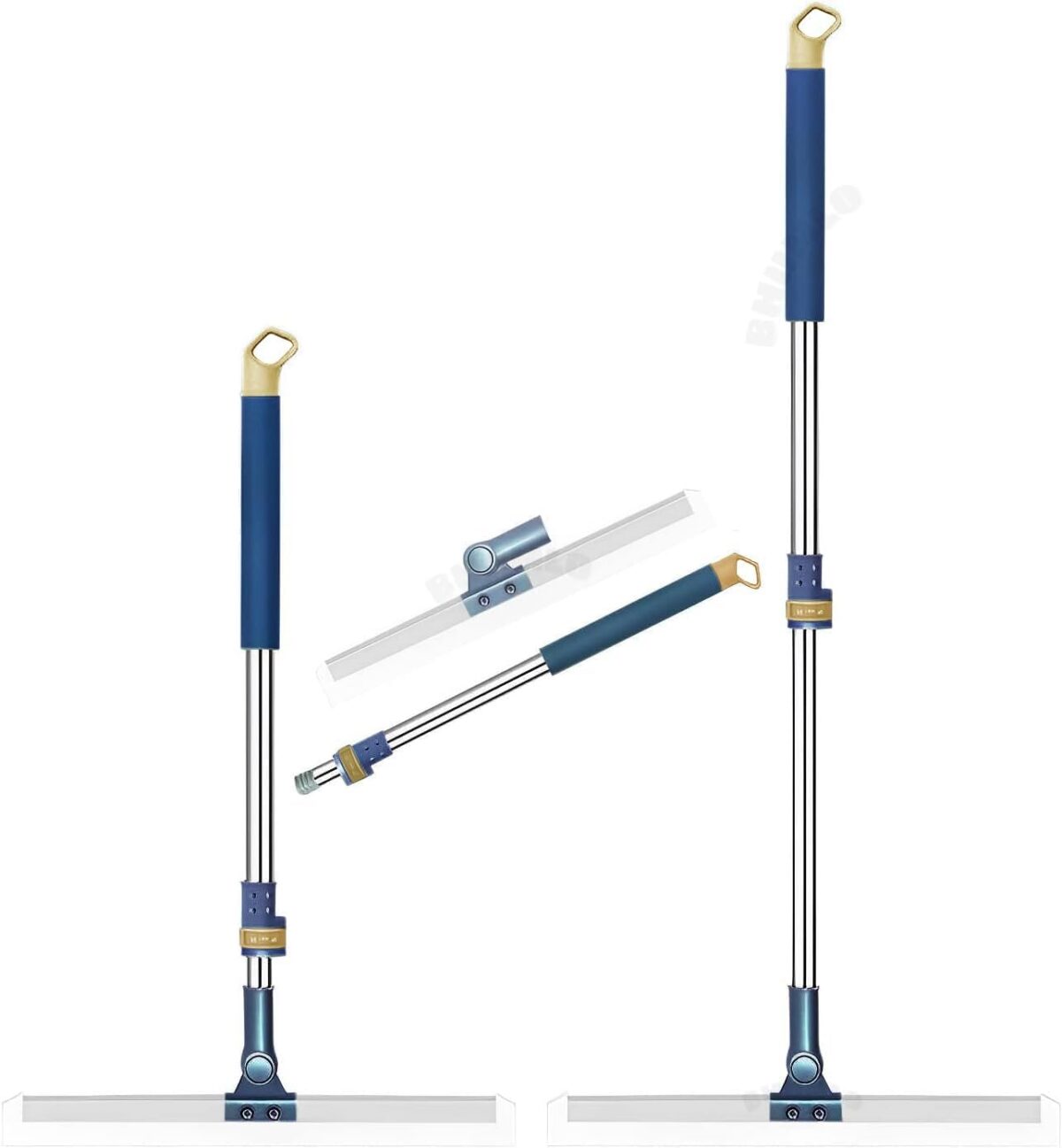 50 CM Magic Broom Silicone Floor Wiper – 180° Rotating Squeegee with Adjustable Handle for Bathroom, Tile, Marble, Glass & Window Cleaning | Durable Silicone Blade for Home Use - Image 1