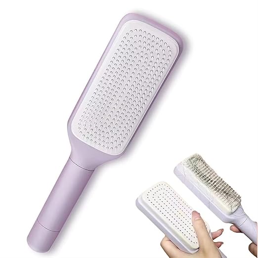 Self-cleaning comb