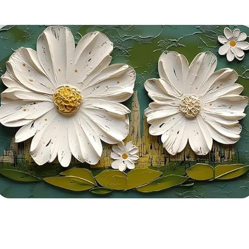 Flower Print Doormat