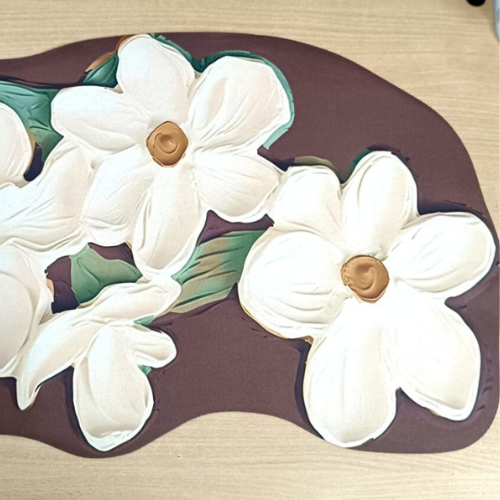 Flower Print Doormat