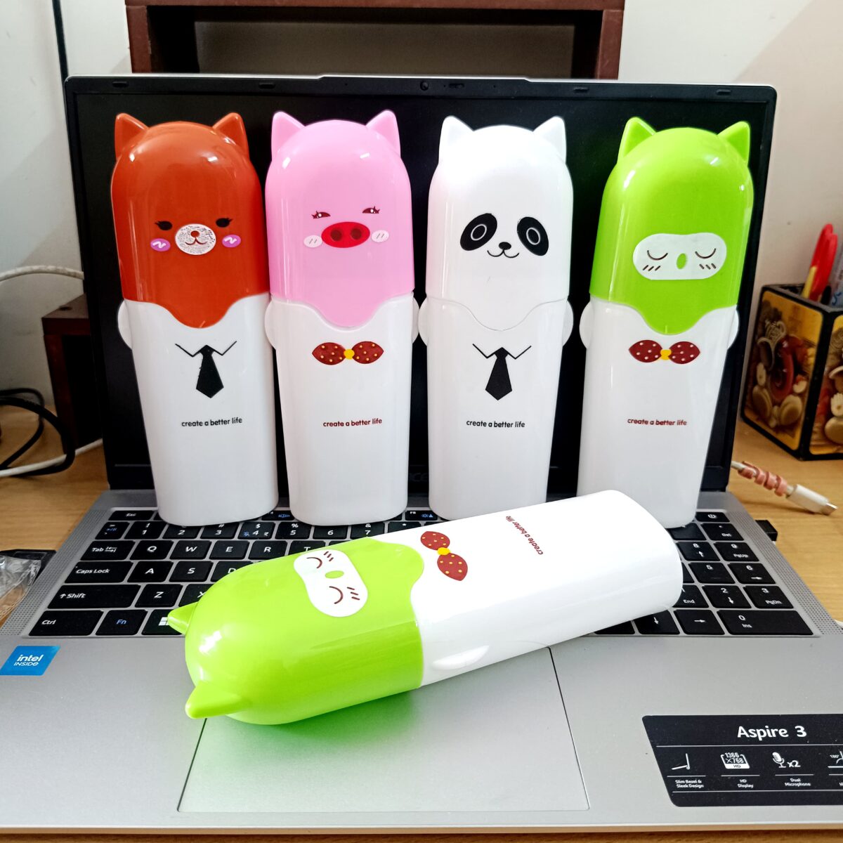 Gifts Ideas Multipurpose Stationery Case with lid for Kids Birthday Christmas Party to Carry Pencil pens accesssories in School and College in Colors - Image 1