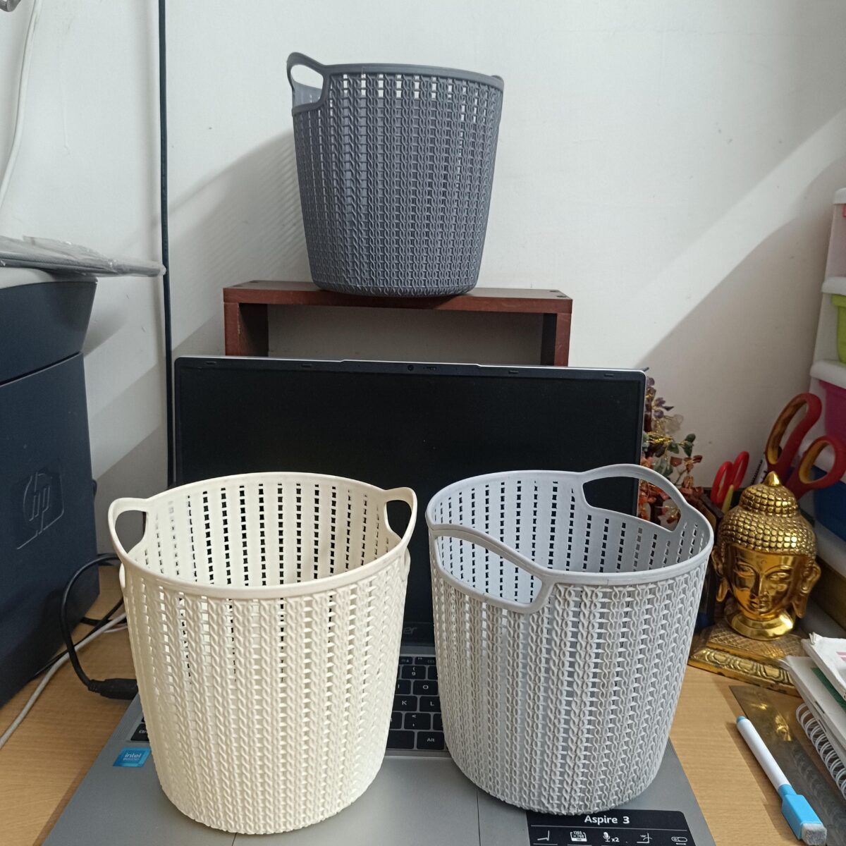 Plastic Wide Baskets - Image 1
