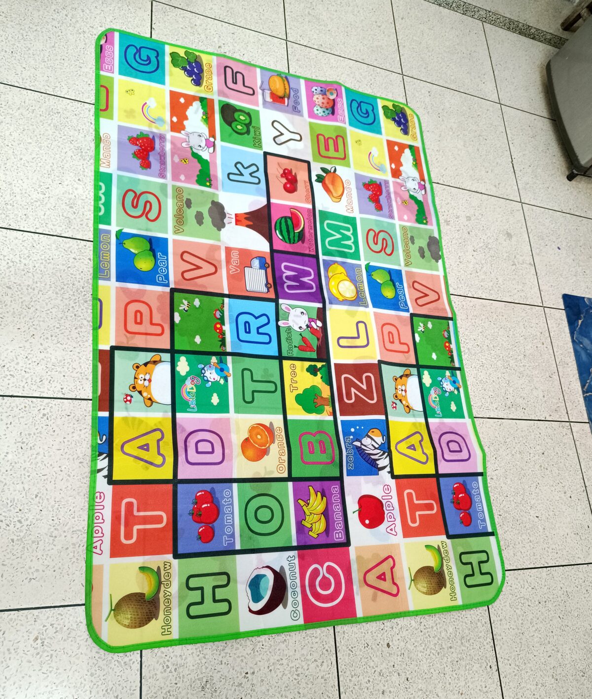 Double Sided Water Proof Play Mat Size 6ft x 4 ft Thickness 6mm, Waterproof Indoor Outdoor Floor mat for Kids Large Size, Baby Carpet, Play Mat Crawling Baby 1 Count - Image 1