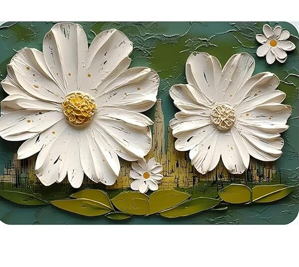 Flower Print Doormat